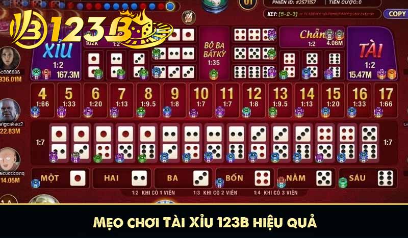 Tài Xỉu 123B – Tựa Game Dễ Chơi Dễ Ẵm Trăm TRiệu Hấp Dẫn 8 Mẹo chơi Tài Xỉu 123B hiệu quả