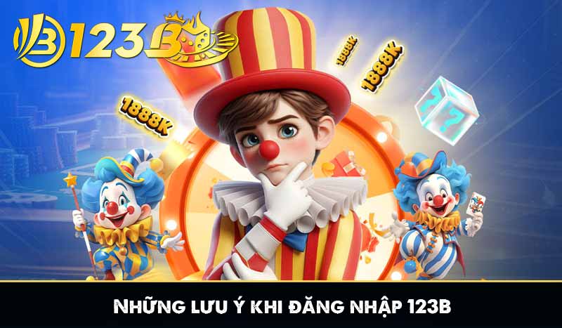 Những lưu ý khi đăng nhập 123B