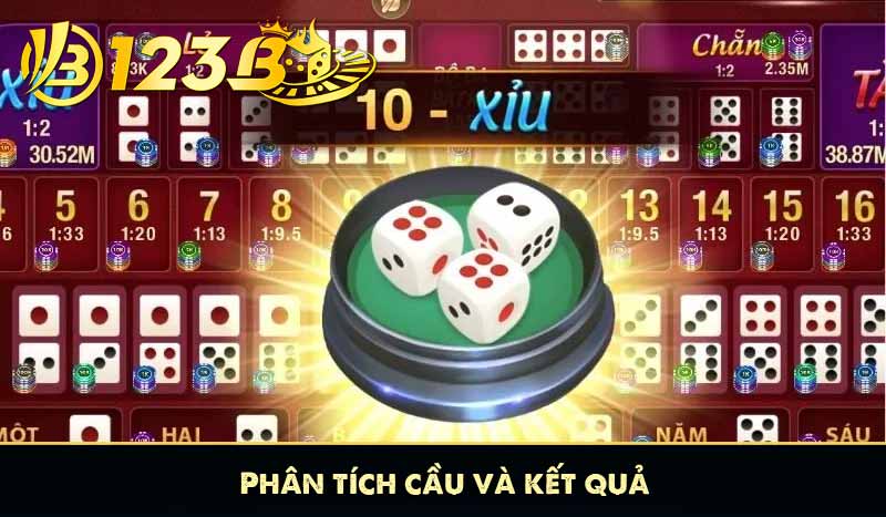 Tài Xỉu 123B – Tựa Game Dễ Chơi Dễ Ẵm Trăm TRiệu Hấp Dẫn 9 Phân tích cầu và kết quả