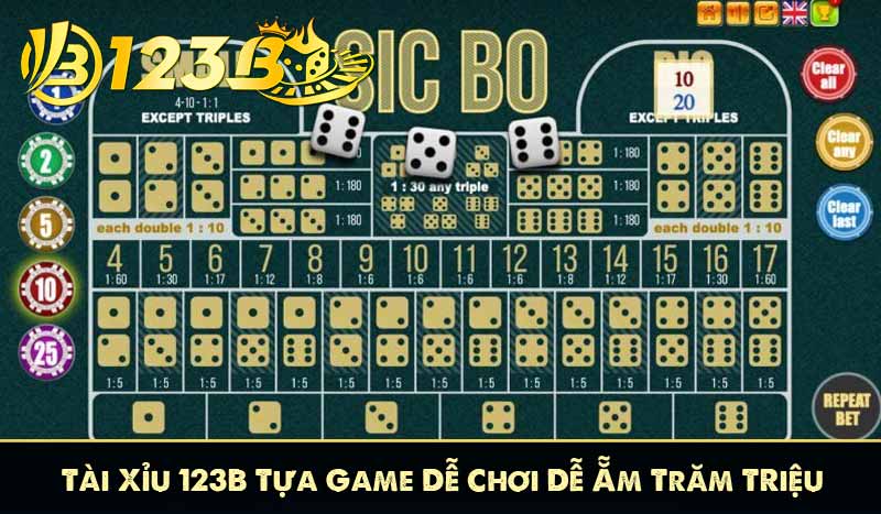 Tài Xỉu 123B – Tựa Game Dễ Chơi Dễ Ẵm Trăm TRiệu Hấp Dẫn 7 Tài Xỉu 123B – Tựa Game Dễ Chơi Dễ Ẵm Trăm TRiệu